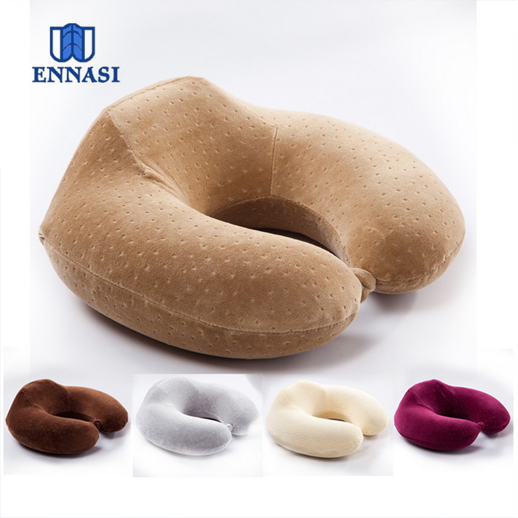 Amazon золотой поставщик Пены Памяти Путешествия автомобиля самолет шею подушку для полета