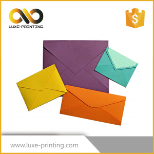 <span class=keywords><strong>Sobres</strong></span> de papel de color personalizado impreso barato de diseño hecho a mano - Product Image 5