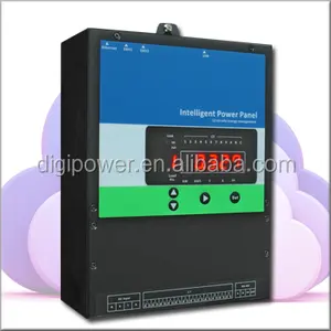 Medidor de potencia, individual placa de circuito, kWh voltaje amperios monitor by TCPIP / SNMP