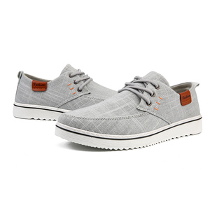 Baskets en toile OEM/ODM pour hommes, chaussures décontractées style britannique, vente d'usine, vente en gros, 2020 - Product Image 4