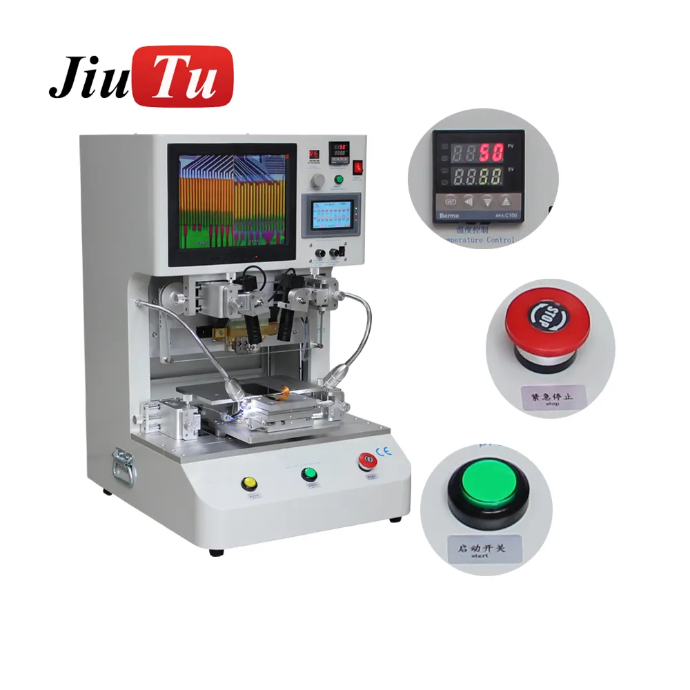 FPC To PCB HSC To FPC Flexible Circuit Board Hot Press Soldering ACF Flex Cable Bonding Machine