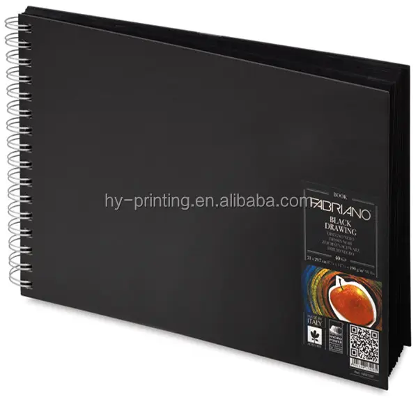 Large Black Hardbound Sketch Book