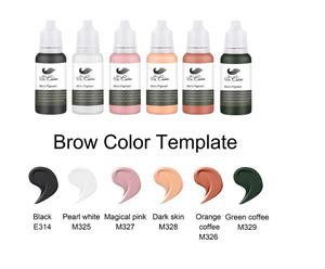 Orgánico puro pigmento <span class=keywords><strong>Microblading</strong></span> 29 colores permanente cejas/labios maquillaje tinta del tatuaje micropigmentacion - Product Image 5