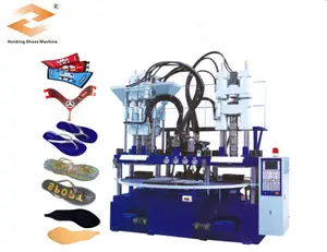 Rotary TPR/PVC Flip Flop Upper Injection Moulding Machine with 6 station