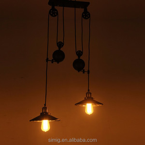 Simig ไฟอุตสาหกรรมสไตล์ลอฟท์,ไฟแบบห้อยทำจากเหล็กแนวเรโทรสำหรับห้องนอนร้านอาหารแนวอเมริกันในหมู่บ้าน - Product Image 3