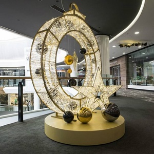 Anillo de Luces LED <span class=keywords><strong>Comercial</strong></span> IP65 con Motivo Navideño, Bola de Luz 3D, Anillo de Luces para Paisajes Exteriores, Centros Comerciales, Decoración Navideña - Product Image 3