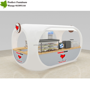 Chiosco del caffè di progettazione della cabina del gelato del supporto del crepe di progettazione fresca per i centri commerciali - Product Image 1