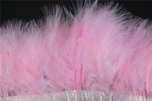 Handmade Pink Feather Turquía Ajuste de la Decoración Vestido De Fiesta - Product Image 2