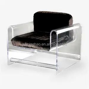 优雅透明的丙烯酸椅子，丙烯酸沙发