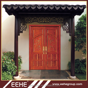 Oude Antieke Teak Hout Belangrijkste Deur Houtsnijwerk Ontwerp In India - Product Image 6