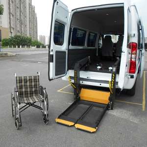 Coche <span class=keywords><strong>Van</strong></span> Bus Plataforma de elevación de silla de ruedas hidráulica eléctrica para discapacitados Ancianos Discapacitados Silla de ruedas Pasajeros Capacidad de 300kg - Product Image 5
