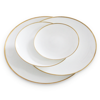 Assiettes à dîner de luxe en or, de dubaï, en porcelaine, vente en gros,