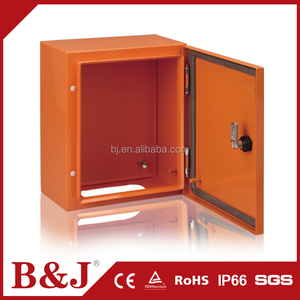 B & <span class=keywords><strong>J</strong></span> Certificación <span class=keywords><strong>CE</strong></span> Hoja RAL 2000 de Montaje En Pared Caja de Distribución de Energía del Gabinete de Acero - Product Image 1