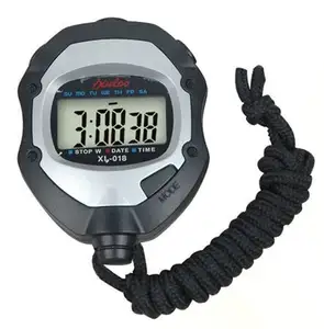 EMAF ABS digital arm sport watch pedometer 1/2/3 righe cronometro 0.01S accurato cronometro impermeabile con cordino