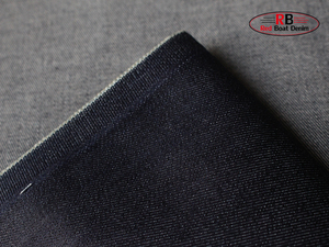 <span class=keywords><strong>Tissu</strong></span> denim tissé teint en fil 12s 9oz noir 98% coton 2% élasthanne pour jeans - Product Image 5