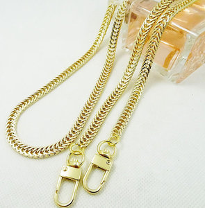 7mm תיק זהב דוחה שרשרת ב 120cm אורך זהב תיק שרשרת עם ווים - Product Image 2