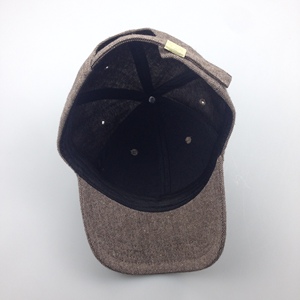 Bán Buôn Chất Lượng Cao 100% Tinh Khiết Bông Thời Trang Đồng Bằng <span class=keywords><strong>Linen</strong></span> 6 Bảng Điều Chỉnh Mũ Bóng Chày Hat - Product Image 5
