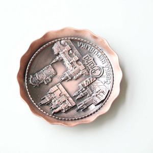 Praha Ceska Republika पर्यटन स्मारिका स्मारिका धातु की थाली - Product Image 6