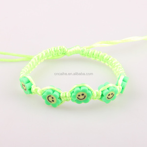 Flores emoji sonrisa emoticon pulseras, pulseras personalizadas - Product Image 5