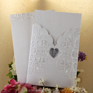 Favorable Pocketfold Cheap <strong>Christening</strong> <strong>Invitations</strong> with Heart - Product Image 5