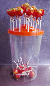 Nhựa Lollipop hiển thị container và Jar với vật liệu tái chế dập nổi cho kẹo & Sô cô la - Product Image 4