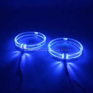 ALECAR Blue color Car led Ring Projector Crystal Angel Eyes per hid xenon projector lens light - Product Image 3