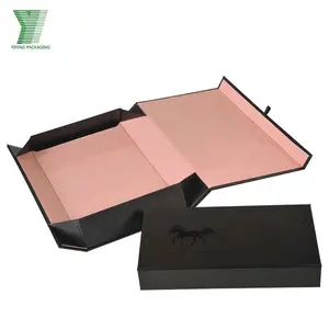 Оптовая продажа, бумажная коробка из гофрированного картона индивидуального размера, черная почтовая коробка для доставки одежды, обуви, подарочная коробка для костюма, шарфа