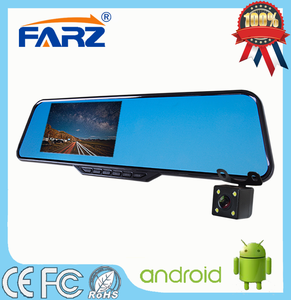 자동차 거울 카메라 숨겨진 HD DVR 스마트 백미러 GPS 안드로이드 수동 차량 여행 데이터 레코더 - Product Image 4