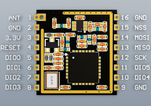 <span class=keywords><strong>SX1278</strong></span> <span class=keywords><strong>LoRa</strong></span> Ra-01 de espectro extendido módulo inalámbrico, 433MHz, interfaz <span class=keywords><strong>SPI</strong></span> 10000M distancia de comunicación - Product Image 5