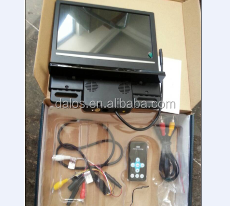 Universal 9 Inch Roof Mount Car Monitor DVD Player 9" Headrest Flip Down Digital 800 X 480 Pixel TFT LCD Monitor