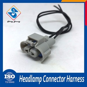 Grado superior bombilla halógena coche 2 pines macho y conector hembra arnés de montaje - Product Image 1