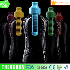 Sans bpa shaker bouteilles livre style vin <span class=keywords><strong>bouteille</strong></span> <span class=keywords><strong>bouteille</strong></span> d'<span class=keywords><strong>eau</strong></span> <span class=keywords><strong>filtre</strong></span> à <span class=keywords><strong>charbon</strong></span> - Product Image 2
