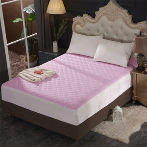 China 14 Years Manufacturer Durable 100% Polyester Quilted Mattress Protector Waterproof Multi Colour