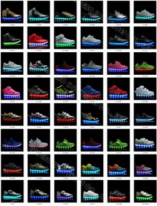 HC-A02S USB-Aufladung 7 Farben Glänzend Rosa Kinder- und Erwachsenen-LED-Leuchtschuhe - Product Image 4