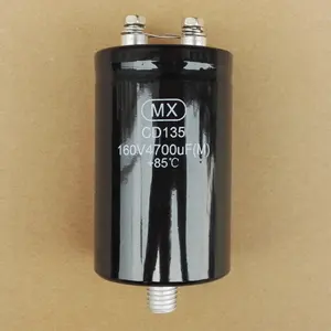 Terminal de tornillo de 450V, 680uF, condensador electrótico de 450V, 680MFD