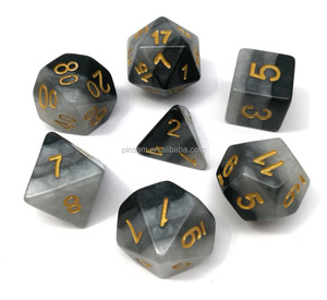 Thiết Kế Mới <span class=keywords><strong>Acrylic</strong></span> <span class=keywords><strong>Dice</strong></span> Set Đen Nickel Chẩn Đoán <span class=keywords><strong>Dice</strong></span> Cho Hội Đồng Quản Trị Trò Chơi - Product Image 1