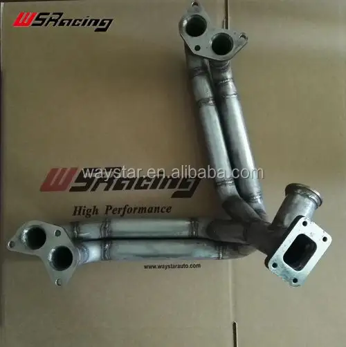 High quality turbo manifold header for Toyota GT86 with 304 stainless steel and 3mm mild steel