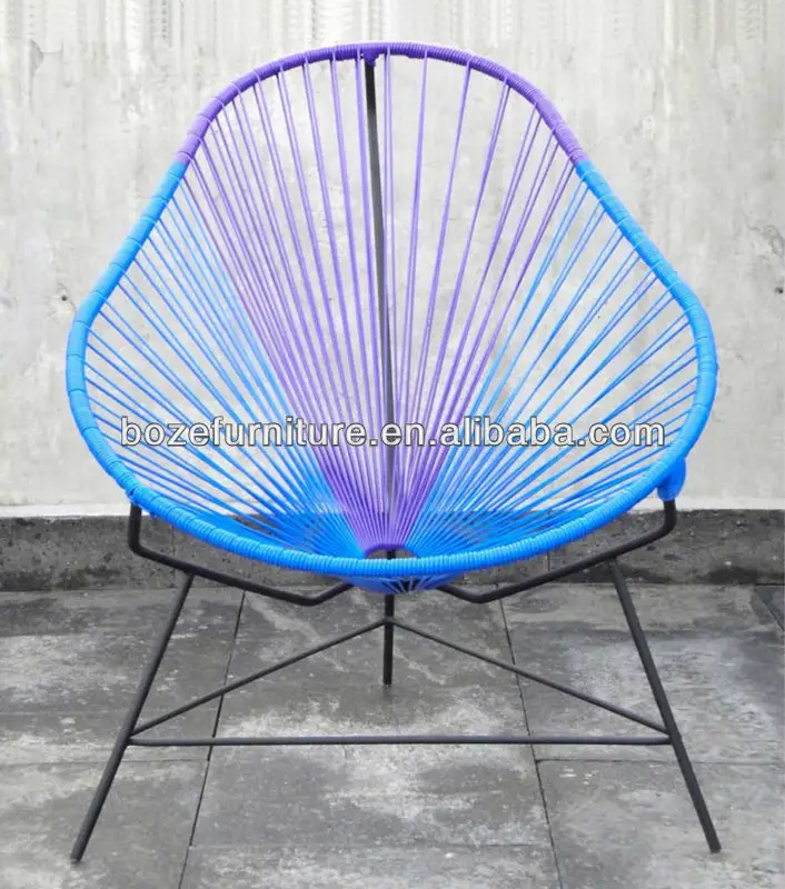 PE rattan acapulco outdoor Mexico classic string chair