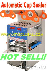 digital automático completo de la copa de la máquina de sellado para el té de la burbuja té boba - Product Image 1