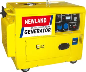 Model 186Fa Diesel Engine 5Kw Air-Cooled Electric Start Silent Diesel Generator