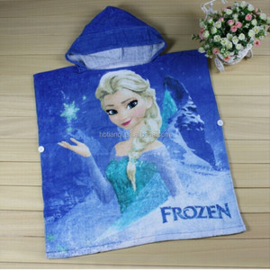 Forzen <span class=keywords><strong>de</strong></span> la princesa del bebé y <span class=keywords><strong>de</strong></span> los niños <span class=keywords><strong>toalla</strong></span> con capucha - Product Image 4