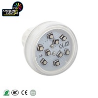 Usine Original E14 lumière LED 45mm diamètre RGB Auto Running AC24V Fun Fair Amusement pour parcs à thème IP65 plastique Point Lights