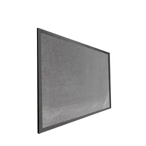 Air conditioner non woven cotton media nylon filter mesh aluminum frame square screen g2 filter