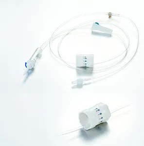 Medizinisches Einweg-Infusion sset IV Infusion sset mit Durchfluss regler