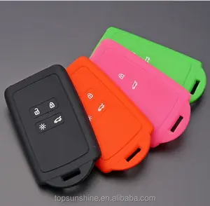 Smart Remote Protect Card Silicone Car Key Cover Case For Renault Clio Megane