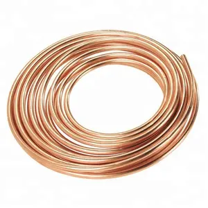 Copper coil pipe ASTM B280 C12200 c2400 pancake copper coil tube AC strip air conditioner refrigeration