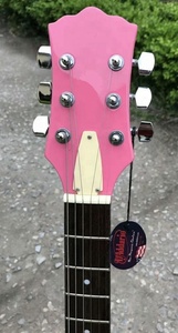 <span class=keywords><strong>Guitarra</strong></span> eléctrica Weifang Rebon de 6 cuerdas G400 en color rosa - Product Image 3