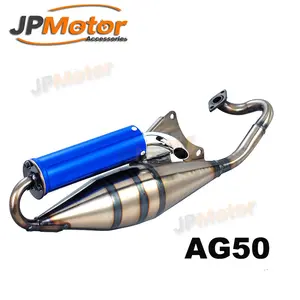 JPMotor Customized Racing Scooter Motorcycle Exhaust Pipe For JOG 50CC ZX 50CC AG 50CC DIO 50CC Exhaust Muffler