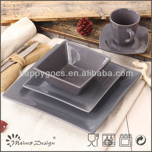 mexicano de <span class=keywords><strong>cerámica</strong></span> vajilla cuadrada en color sólido - Product Image 1