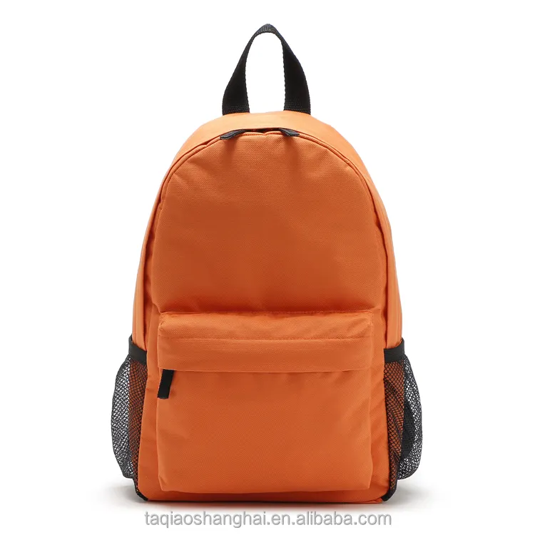子供のためのオレンジ色の安い小さなバックパックスクールバッグ